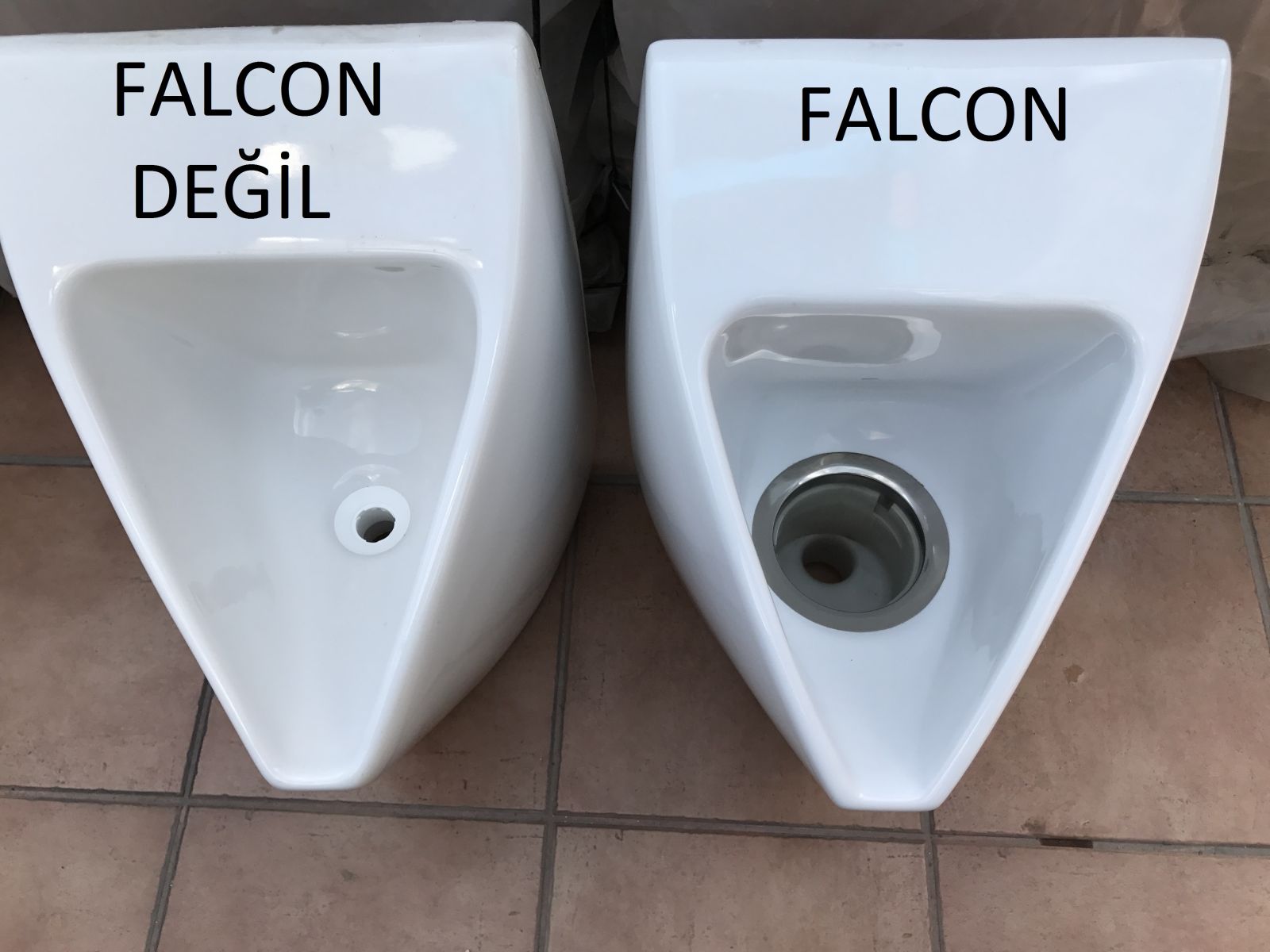 falcon susuz pisuvar