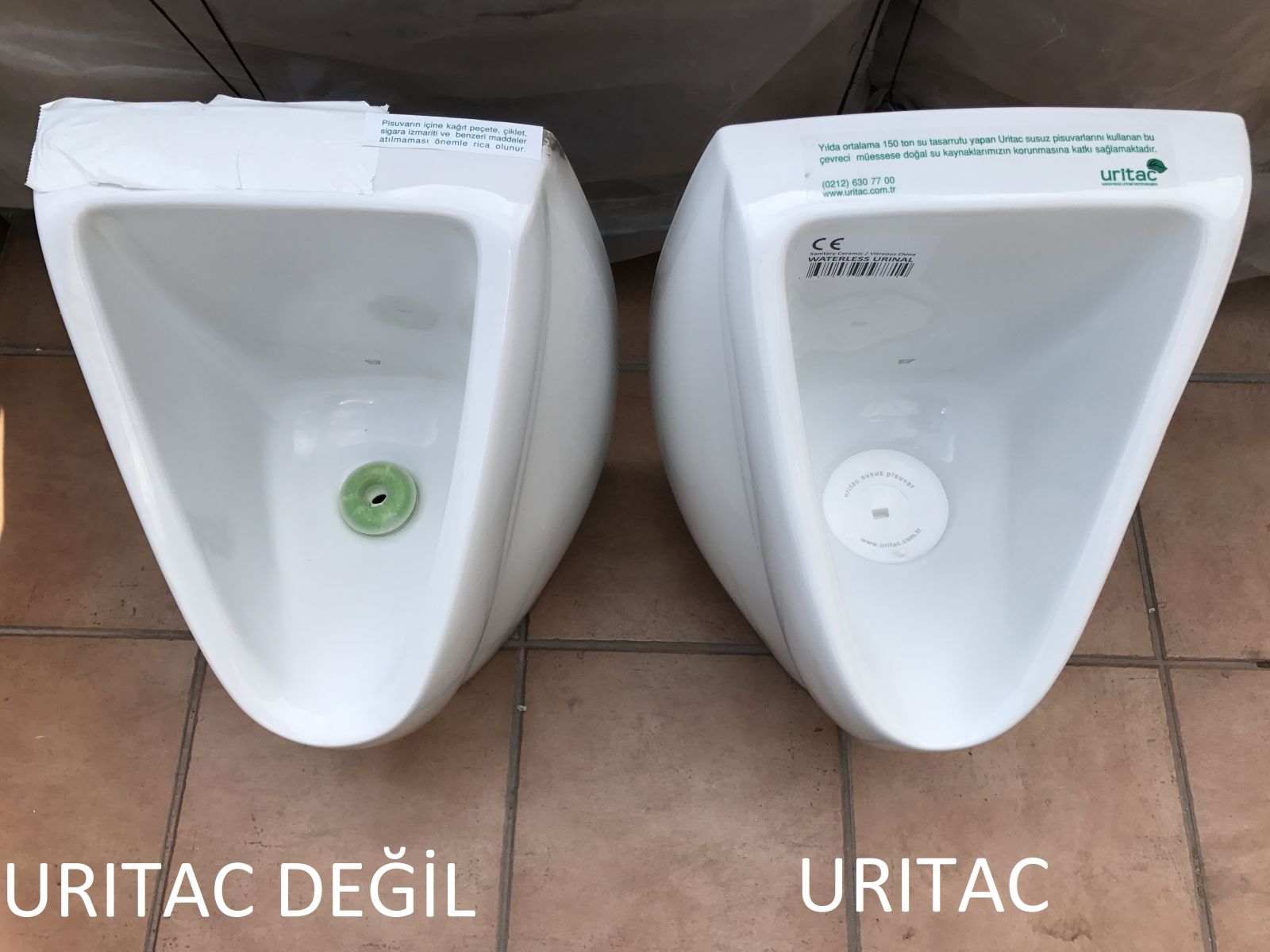 URITAC U9000 SUSUZ PİSUVAR